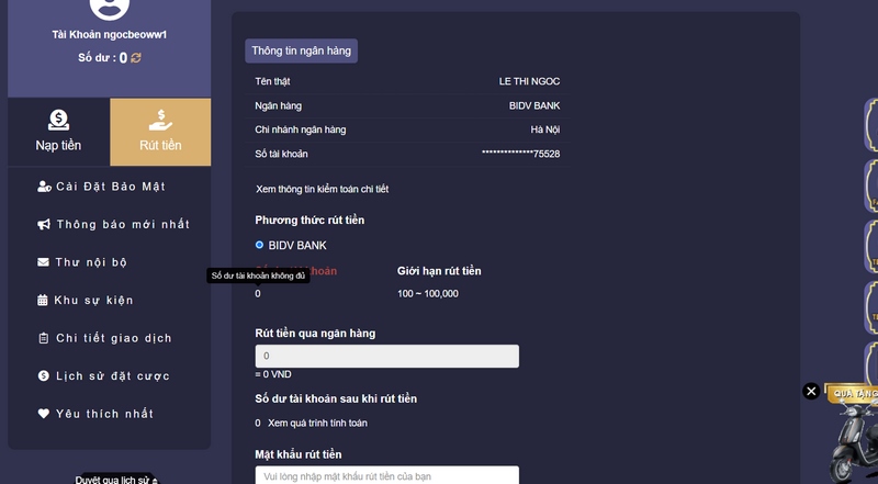 Nạp tiền PQ88 và rút tiền chính xác thông qua nhiều kênh 3 Hướng Dẫn Anh Em Rút Tiền Tại Nhà Cái Cực Nhanh, Đơn Giản